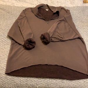 Brown Medium Arie quarter zip